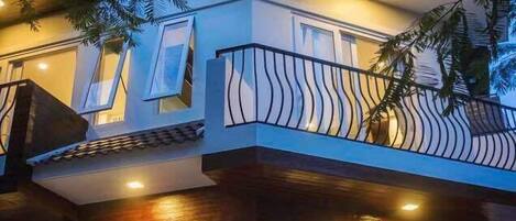 Front of property – evening/night