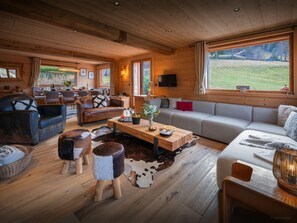 TV, peis, DVD-spiller og stereoanlegg