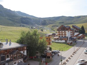 Blick von der Unterkunft