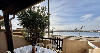 House 2 rooms, cabin, 6 pers, 400m from beach, parking, terrace