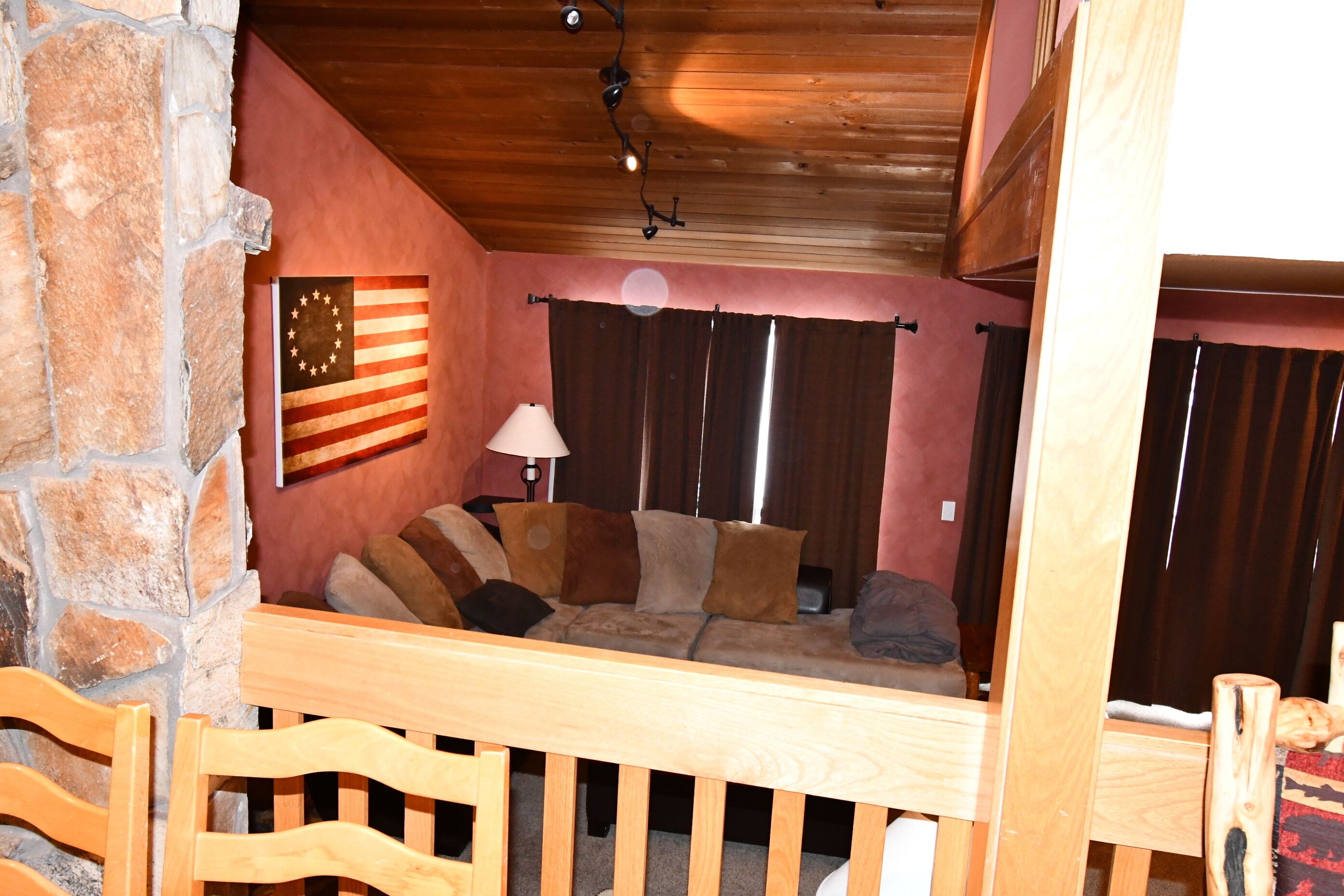 TV, fireplace, video games, DVD player