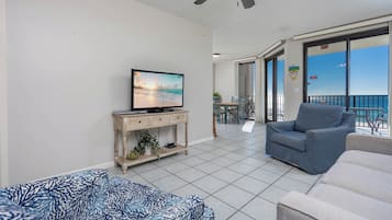 TV a schermo piatto, impianto stereo