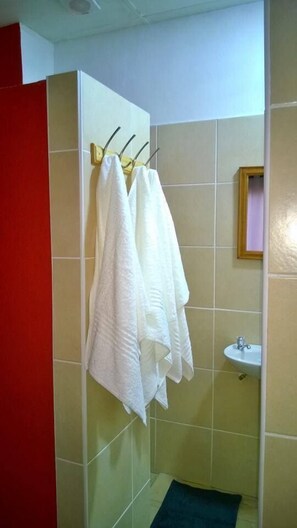 Shower, towels