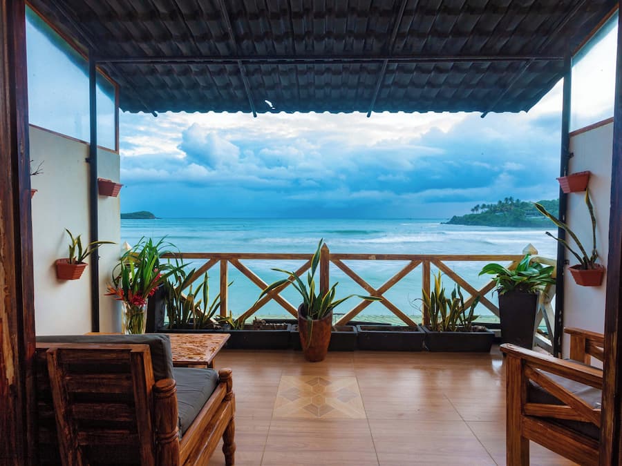 Dobbeltrom – deluxe, 1 kingsize-seng, havutsikt | Balkong