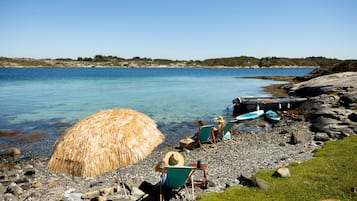 Nära stranden, gratis transport till/från stranden och snorkling