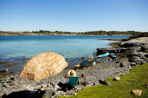 Ranta lähistöllä, ilmaiset rantakuljetukset, snorklausmahdollisuus