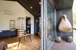 Comfort-Bungalow, 1 Queen-Bett, Gartenblick, zum Garten hin