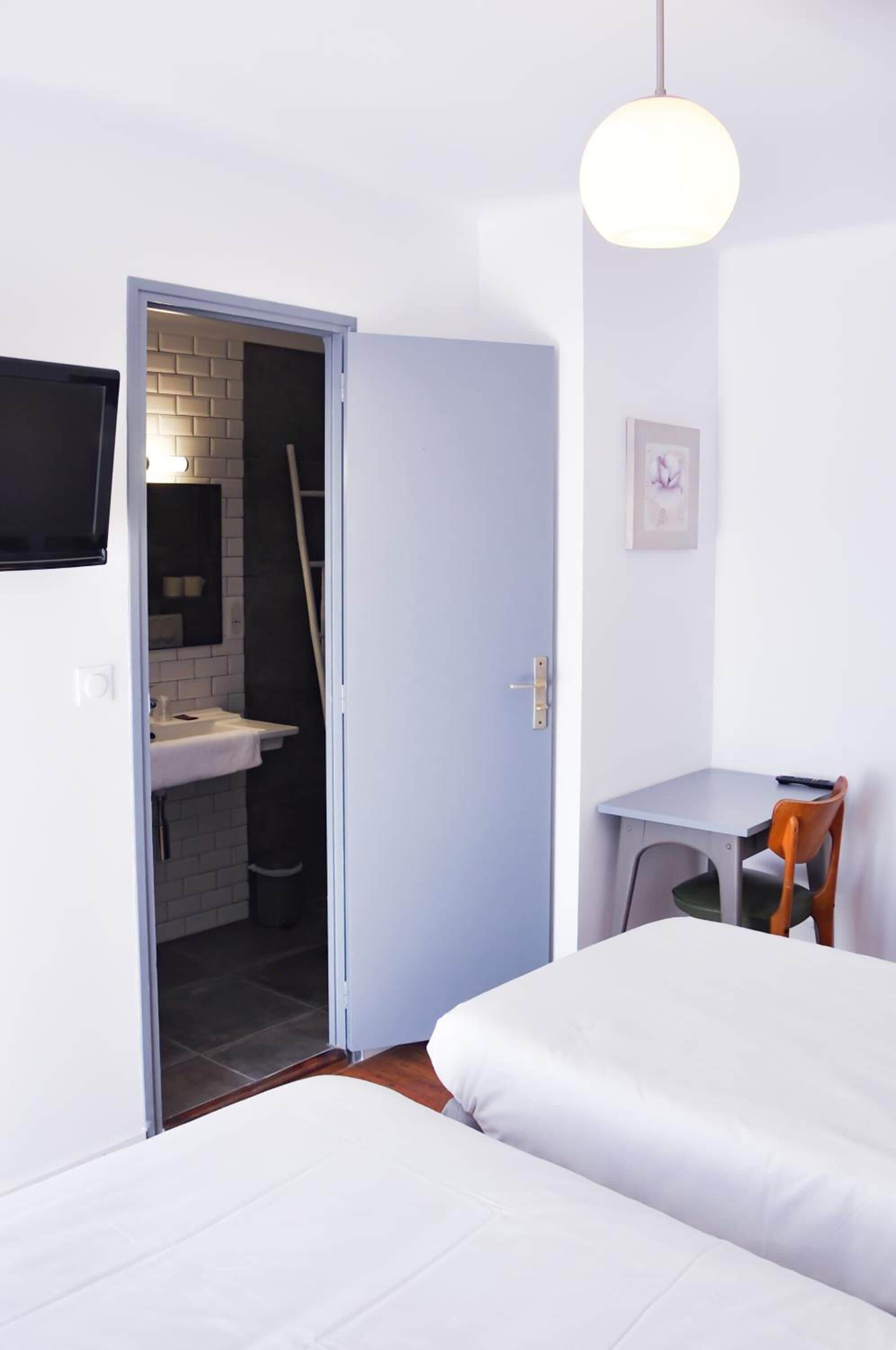 Desk, blackout curtains, iron/ironing board, free WiFi