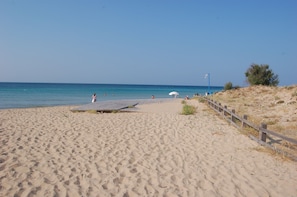 Beach nearby, sun-loungers