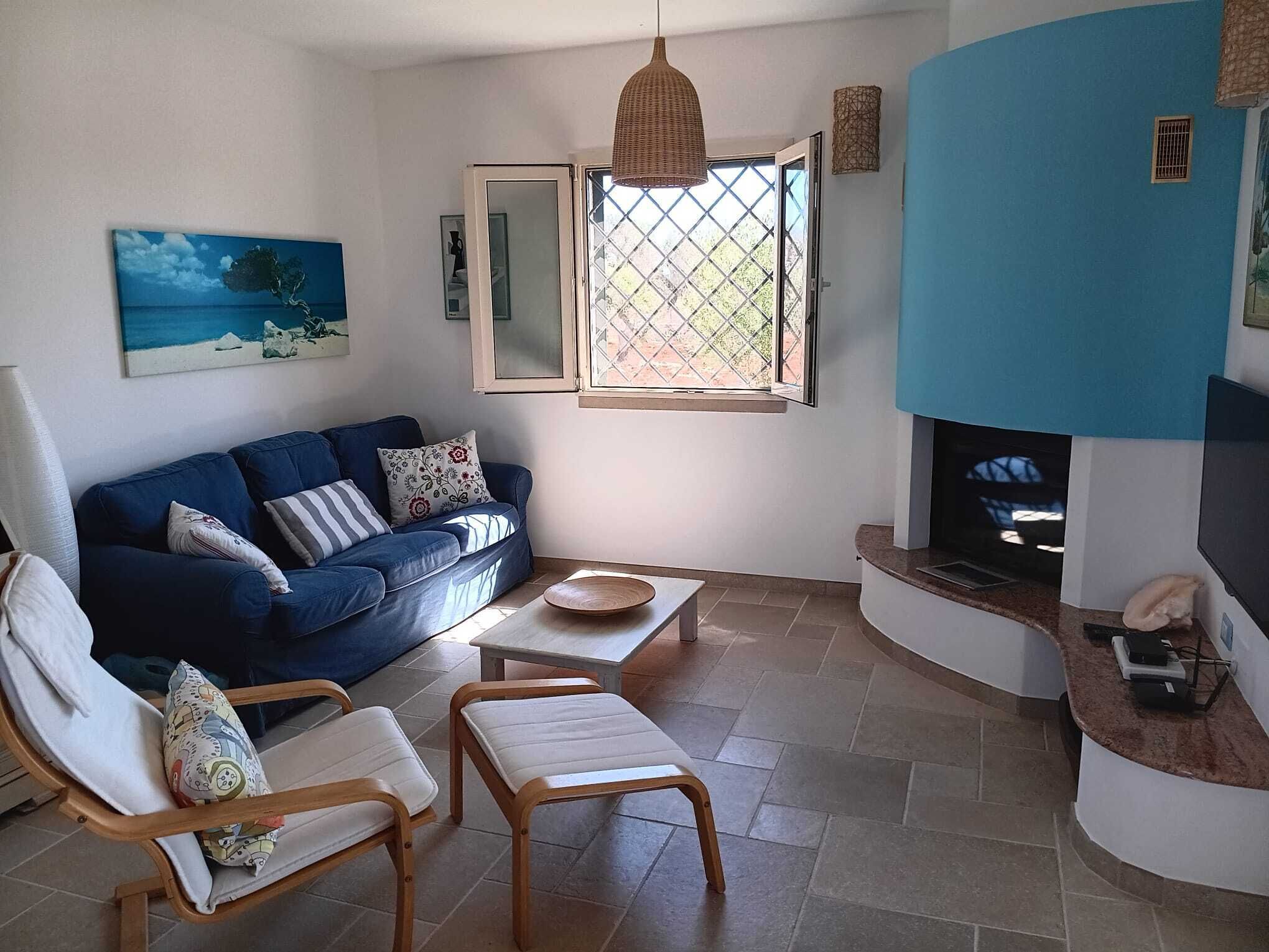 Télévision, cheminée