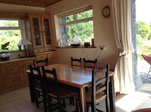Dining - Lakeside Country Cottage. 
 (Headford)