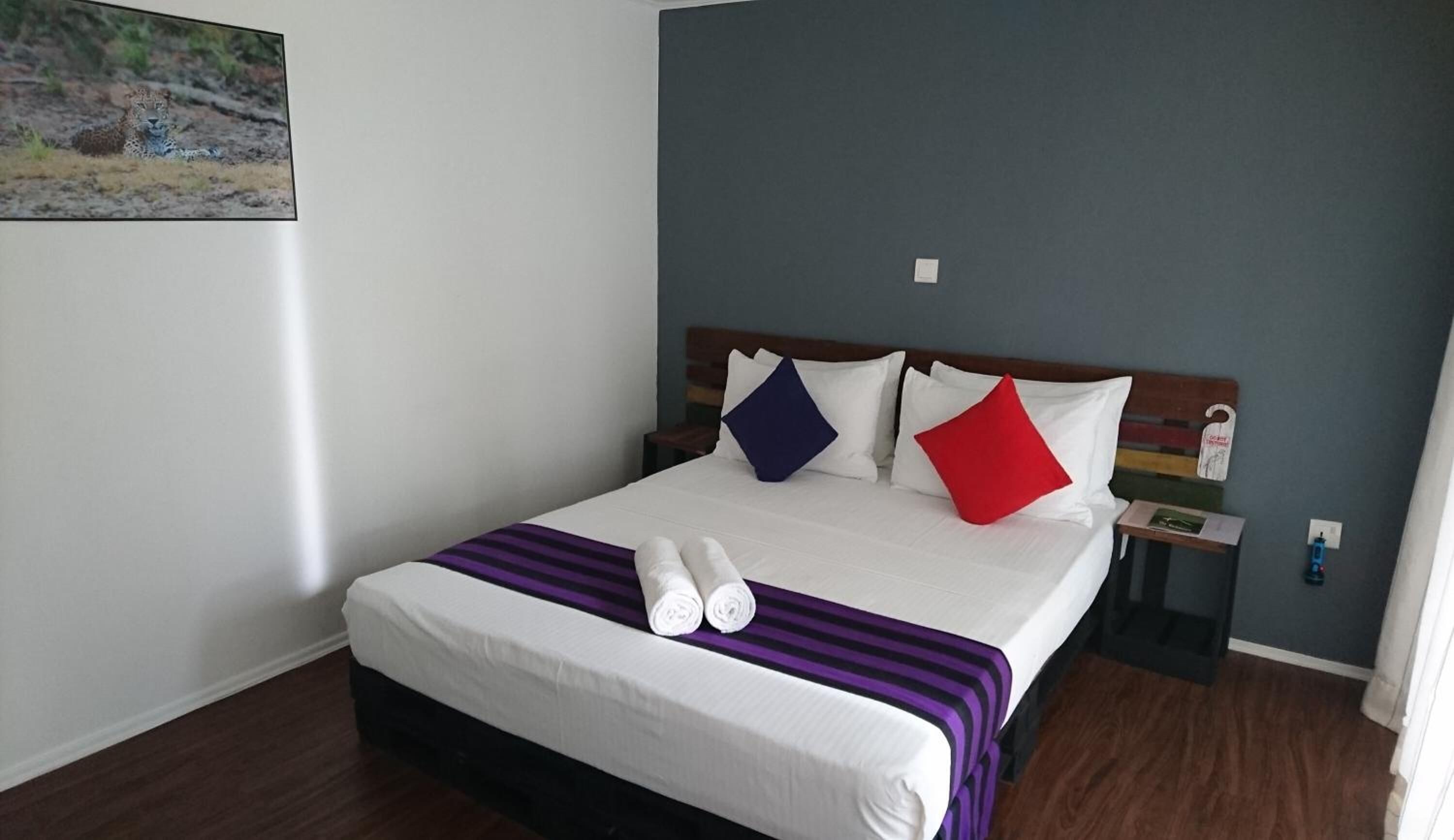 1 slaapkamer, een bureau, geluiddichte muren, extra bedden (toeslag)