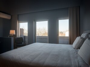 Duplex, 1 Bedroom, Balcony | Premium bedding, minibar, individually decorated, individually furnished