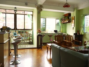 Lobby sitting area