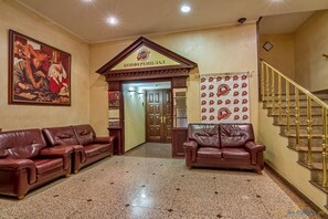 Sitteområde i lobbyen