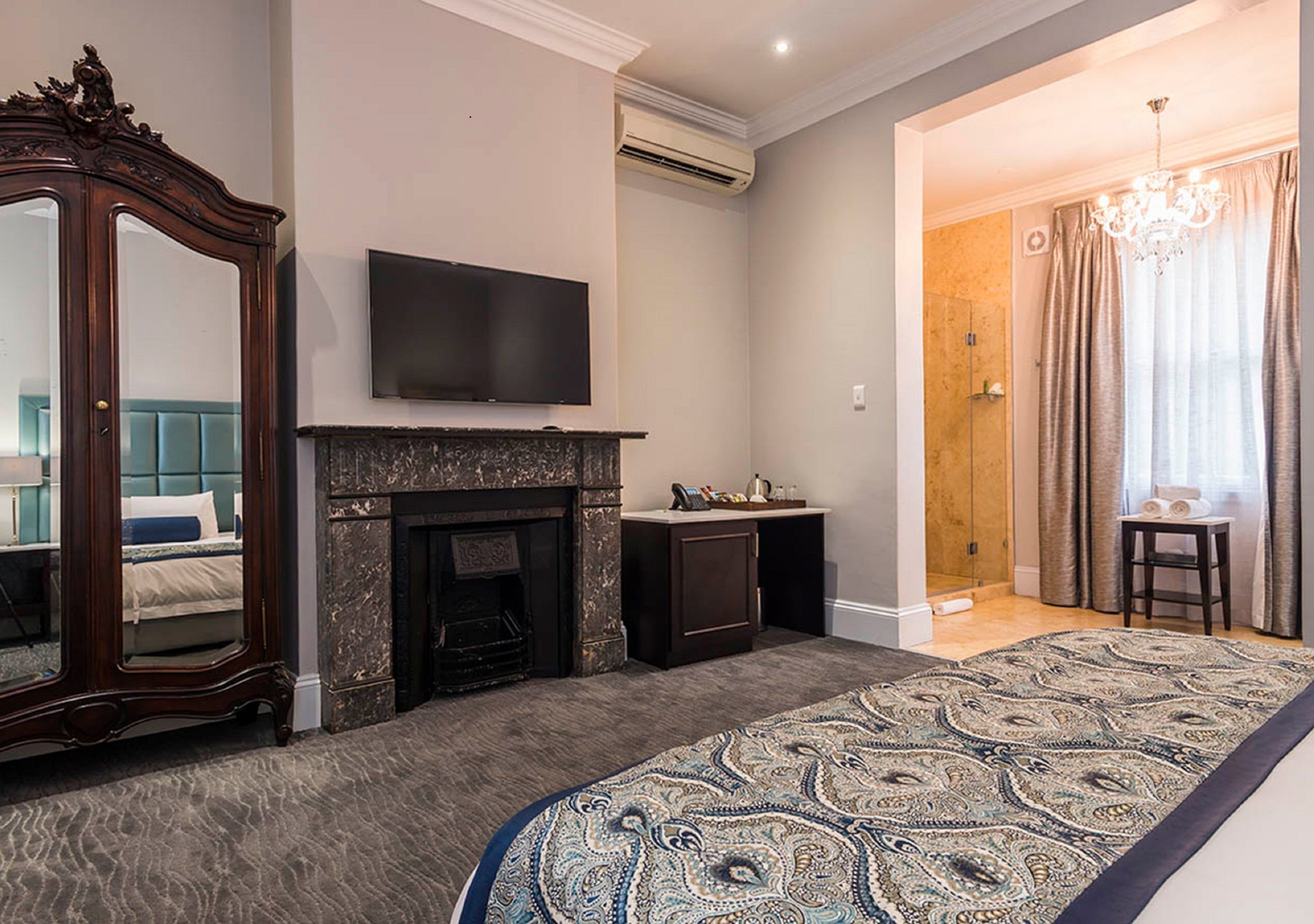 superior room | in-room safe, desk, blackout curtains, iron/ironing board