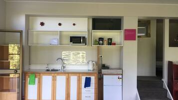 Apartment, 2 Bedrooms | Private kitchenette | Fridge, microwave, stovetop, espresso maker
