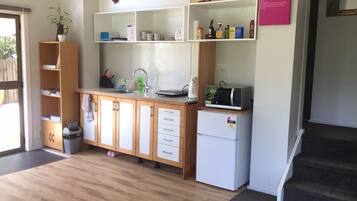 Apartment, 2 Bedrooms | Private kitchenette | Fridge, microwave, stovetop, espresso maker