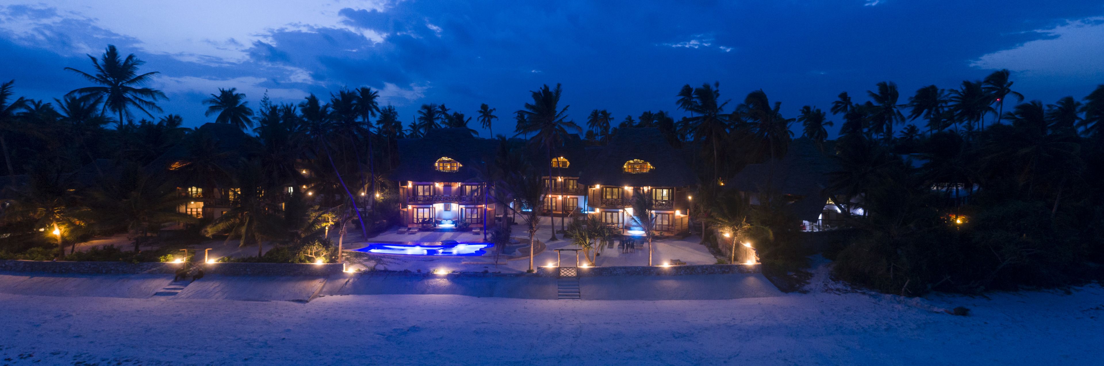 Front of property - evening/night