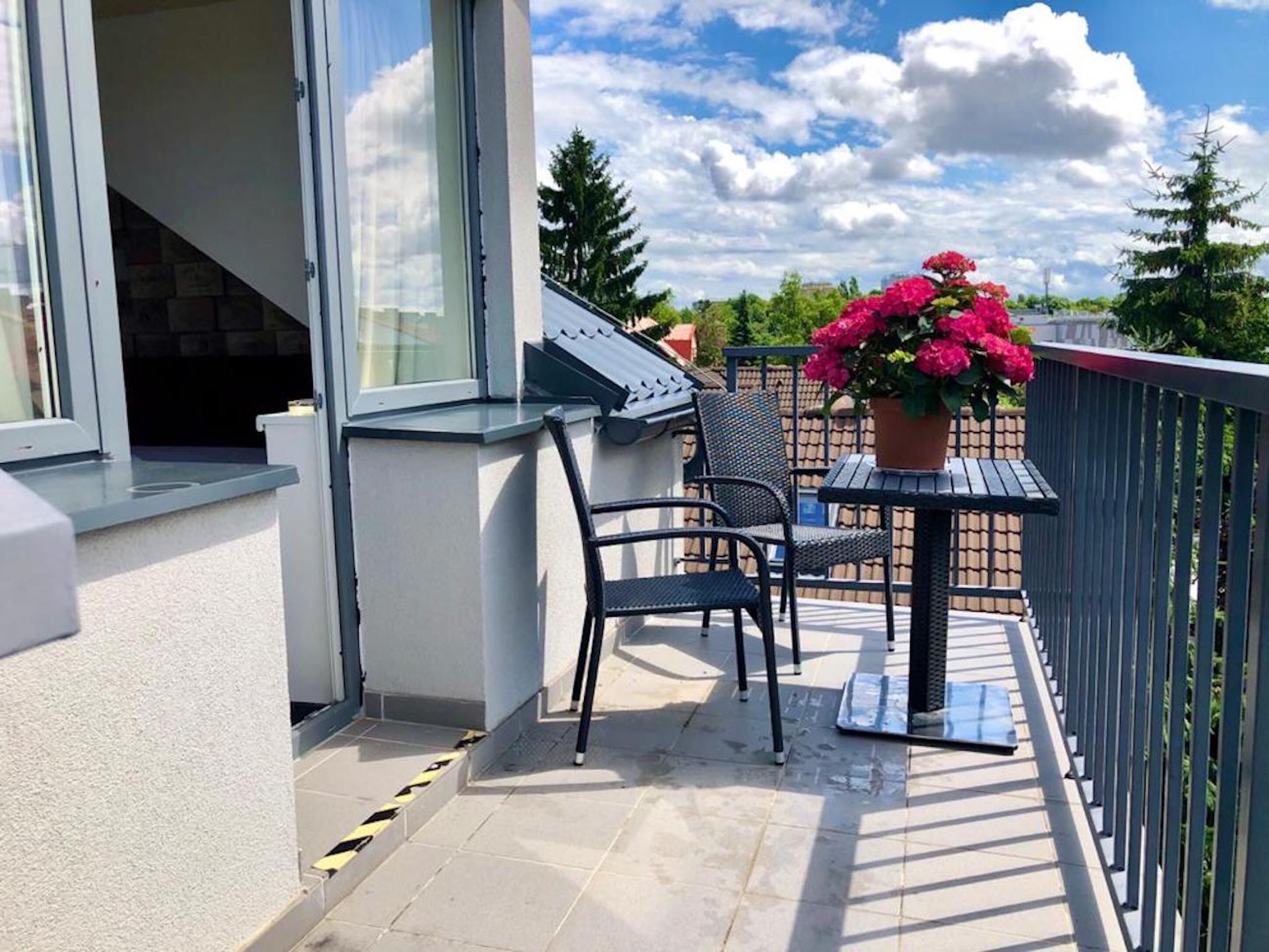 classic double room, balcony, garden view | balcony