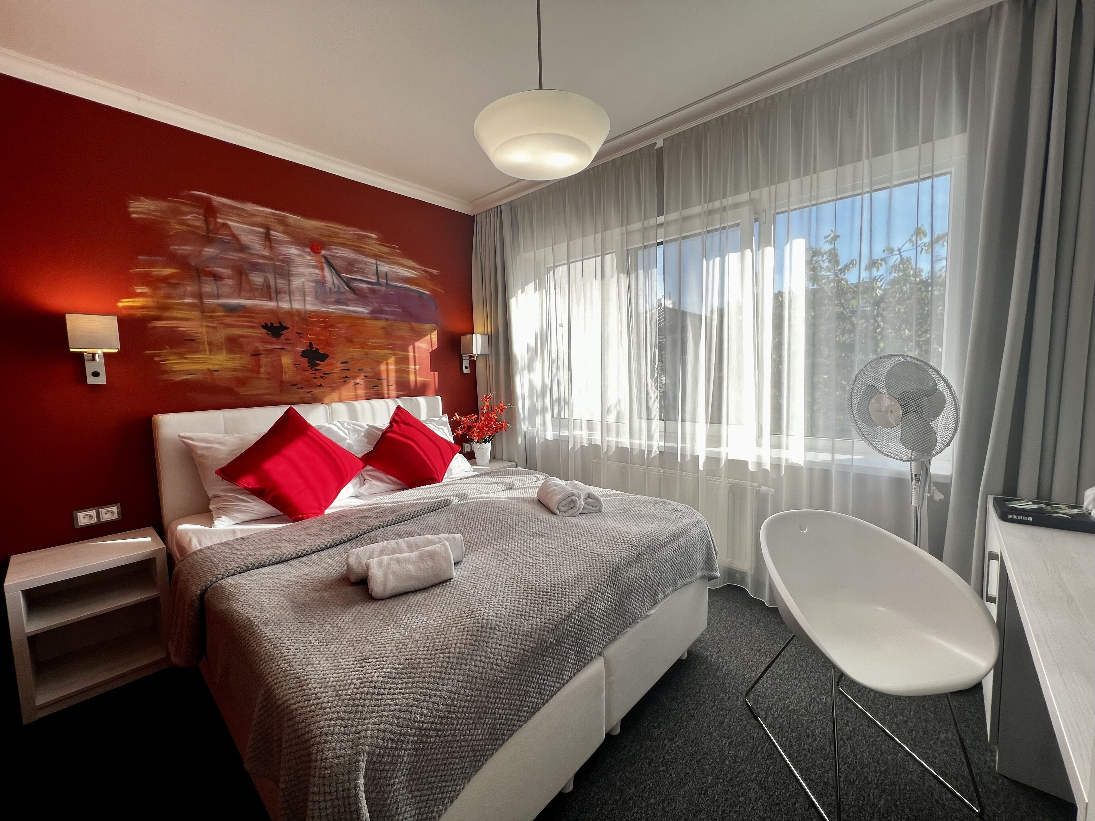 classic double or twin room | select comfort beds, minibar, in-room safe, desk