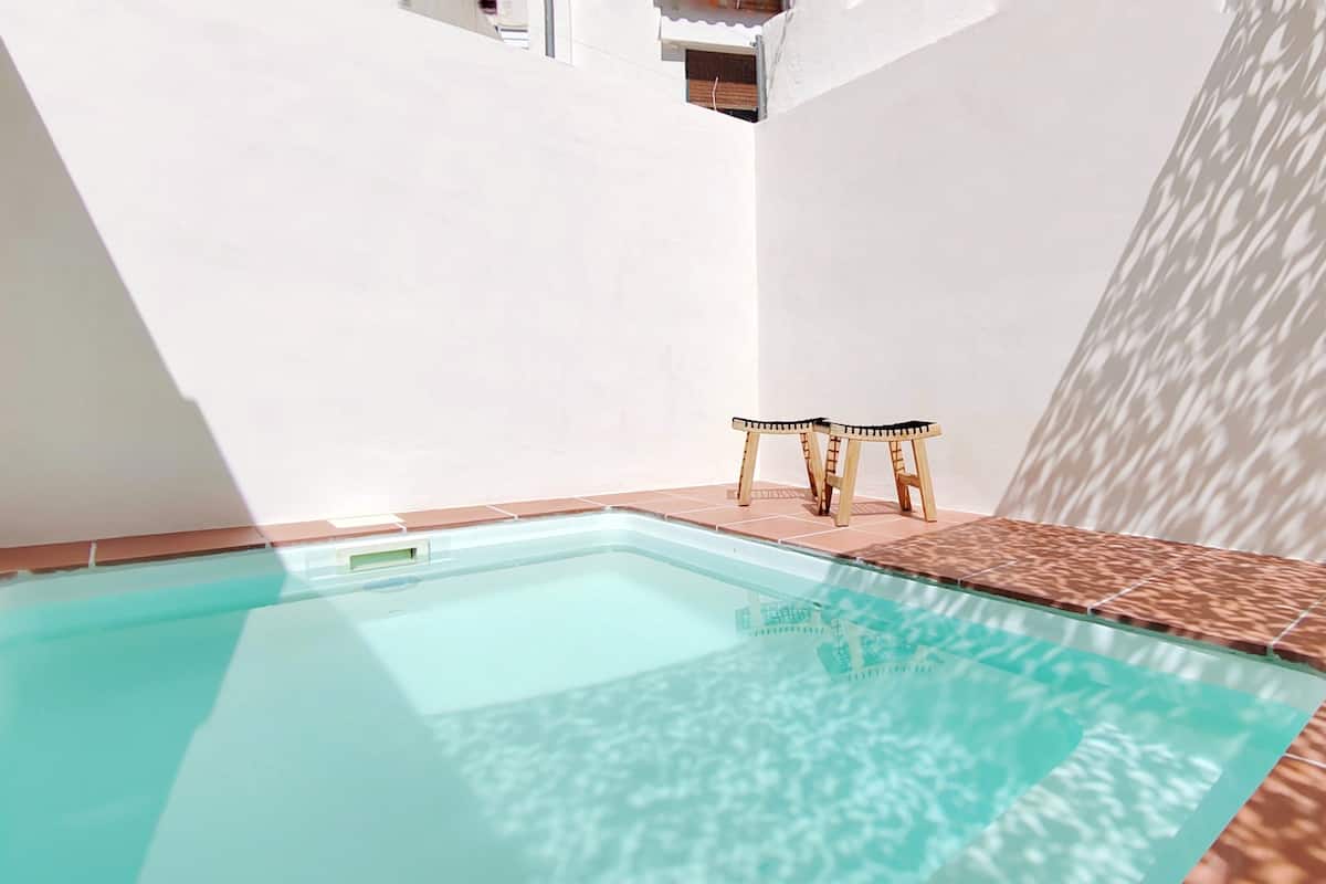 Appartement Deluxe, 1 chambre, piscine privée, vue jardin | Extérieur