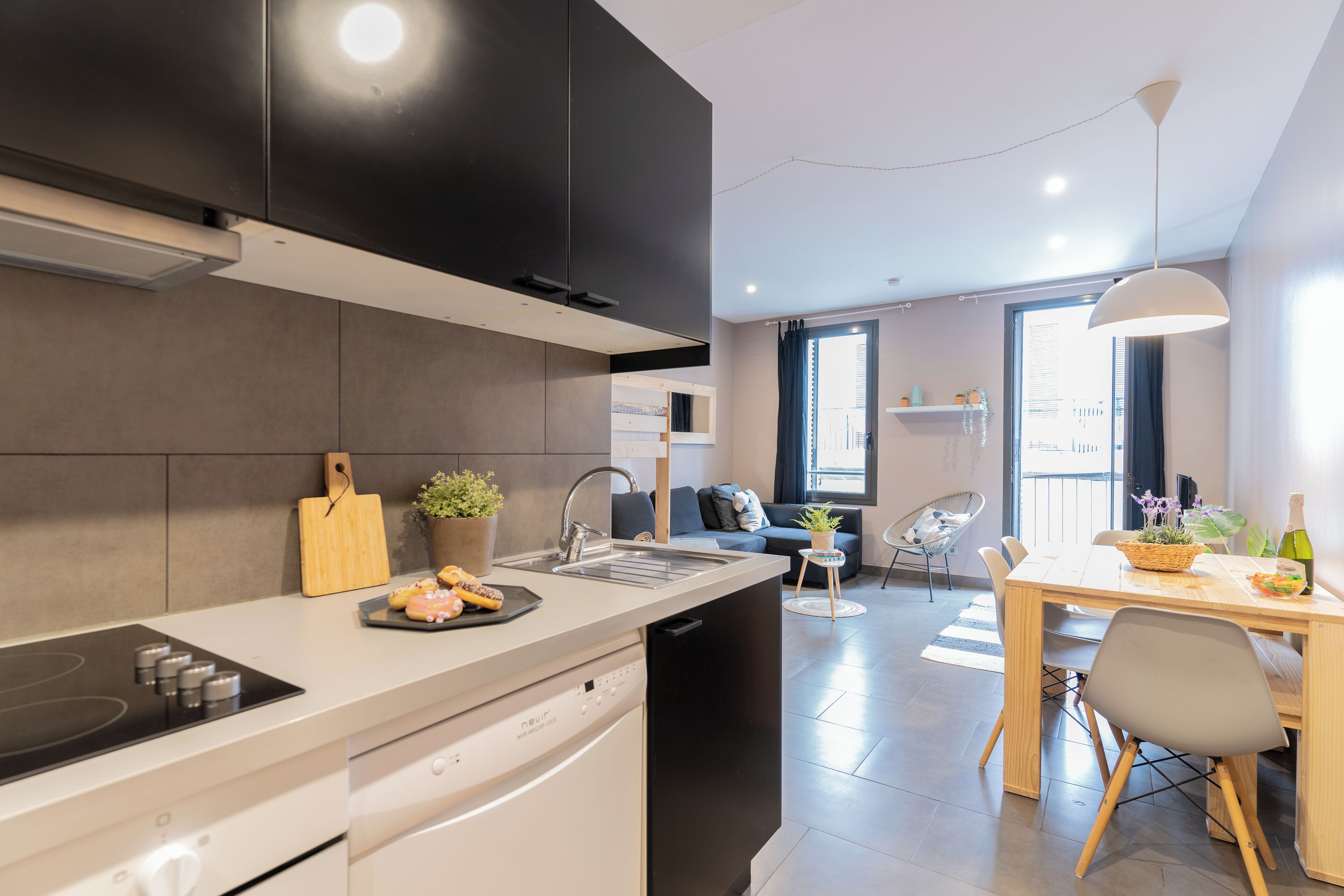 Deluxe Apartment, 1 Bedroom, Private Pool, Garden View | Private kitchen | Full-sized fridge, microwave, oven, stovetop