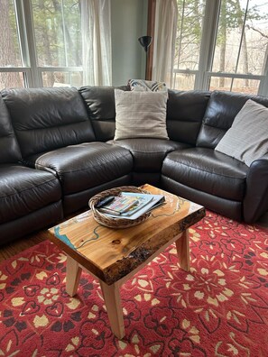 Smart TV, fireplace, DVD player, books - River · Pine City-Riverfront-firepits-kayaks-pets (Pine City)