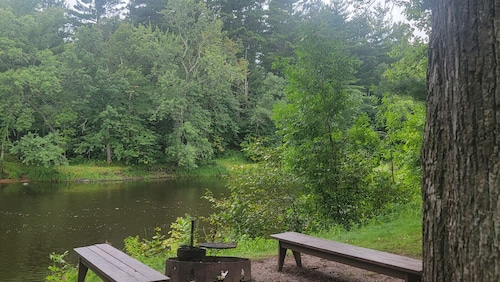River · Pine City-Riverfront-firepit-kayaks-pets-fireplace