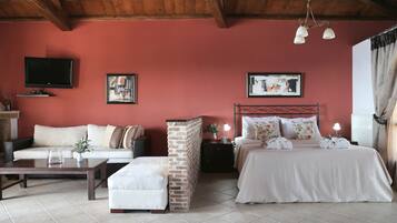 Superior-Suite, Meerblick | 1 Schlafzimmer, hochwertige Bettwaren, Zimmersafe, Schreibtisch