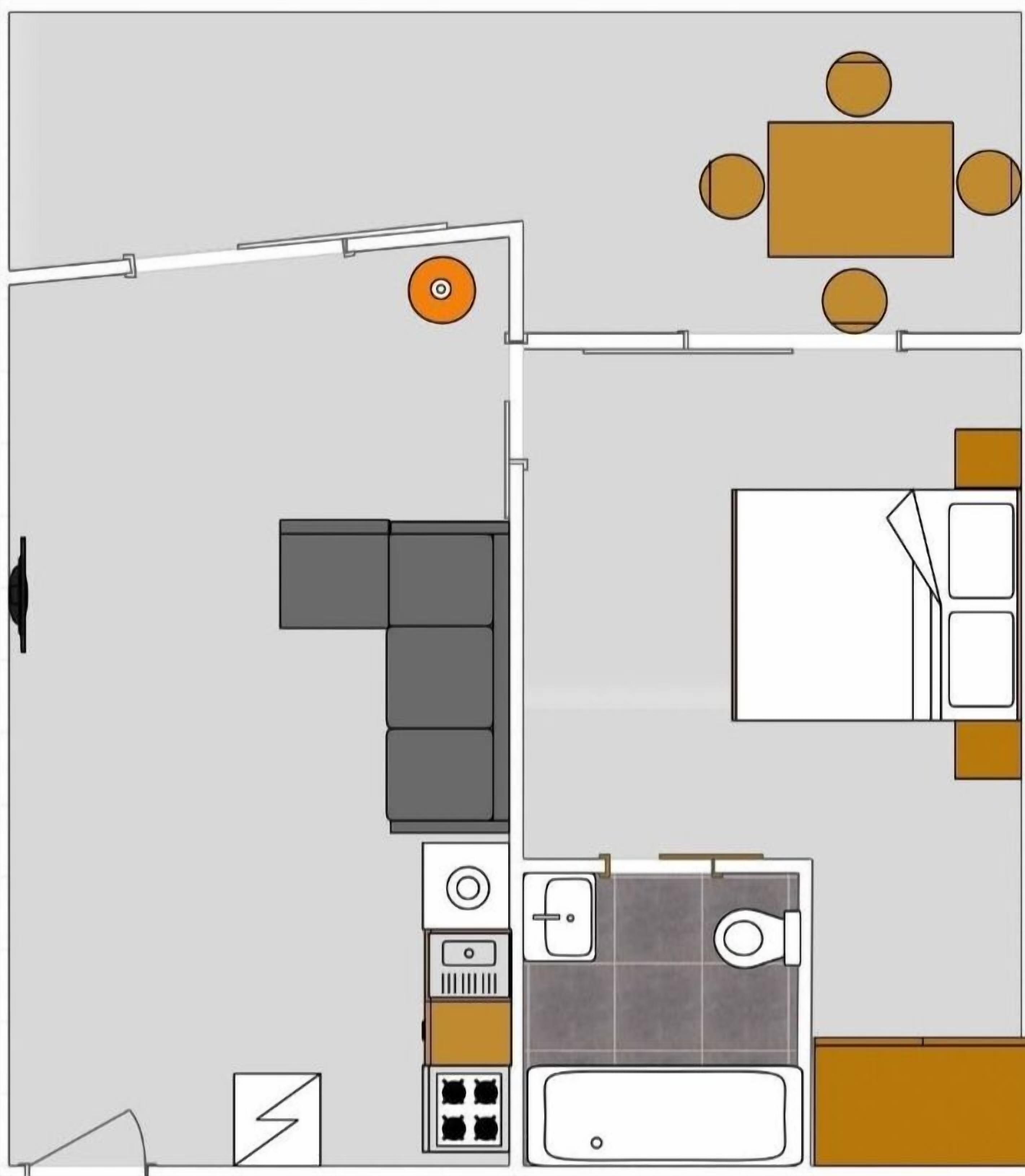 deluxe condo | floor plan