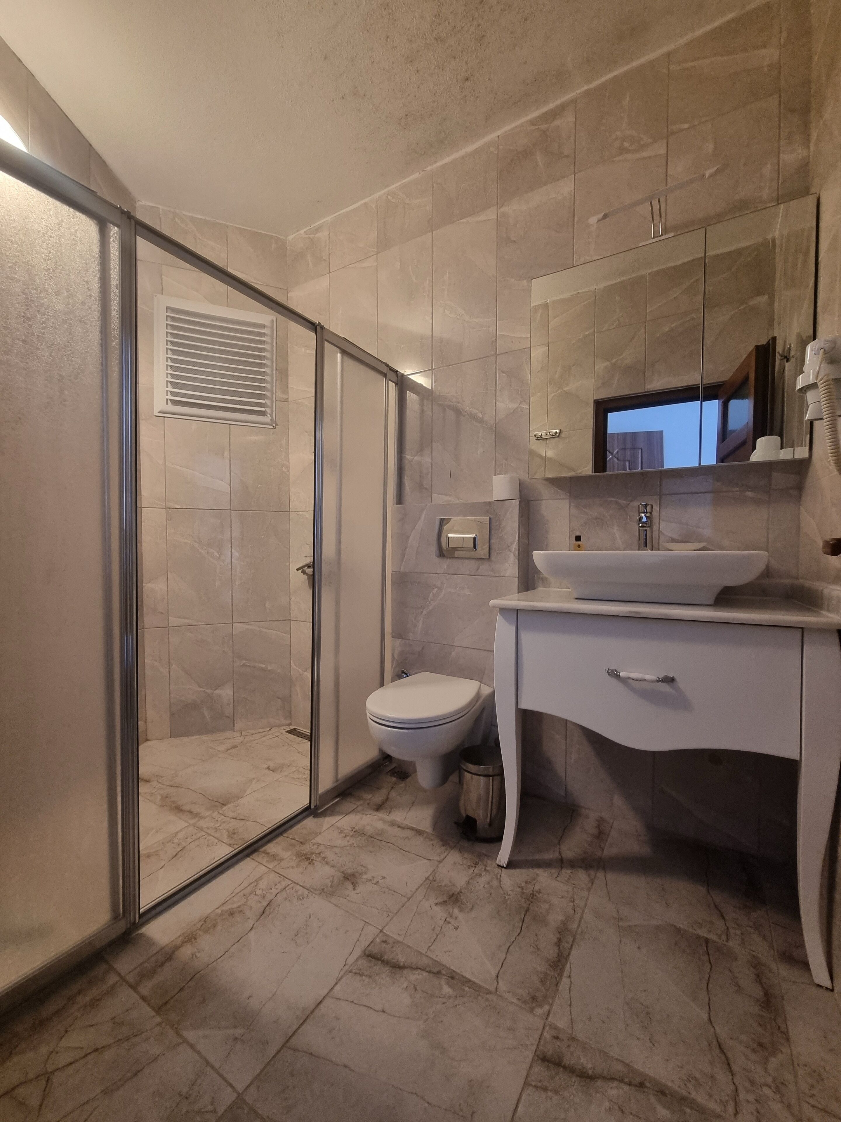 family quadruple room, 2 bedrooms, balcony, garden view | bathroom | shower, free toiletries, hair dryer, towels