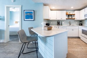 Fridge, microwave, oven, dishwasher - BEACH FRONT Condo ~ 2 Bedroom ~ (Orange Beach)