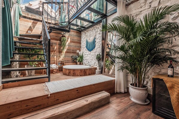 Courtyard 3 Winter Luxury Duplex Room with SPA Bath | View from room - 3 Cottages of Deer Inn (Dali)