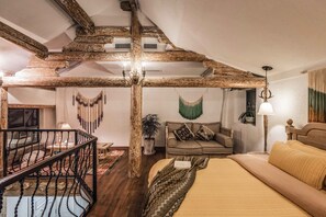 Cabana premier, 4 quartos, vista para o jardim | Roupas de cama premium, edredons de pluma, camas Select Comfort