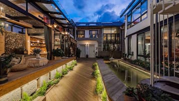 Front of property - evening/night