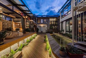 Front of property - evening/night