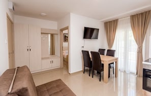 Familienapartment, Gartenblick | Wohnbereich