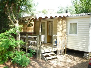 Mobile Home (Faviere) | Iron/ironing board, cots/infant beds, WiFi - Camping Lou Cabasson (Bormes-Les-Mimosas)