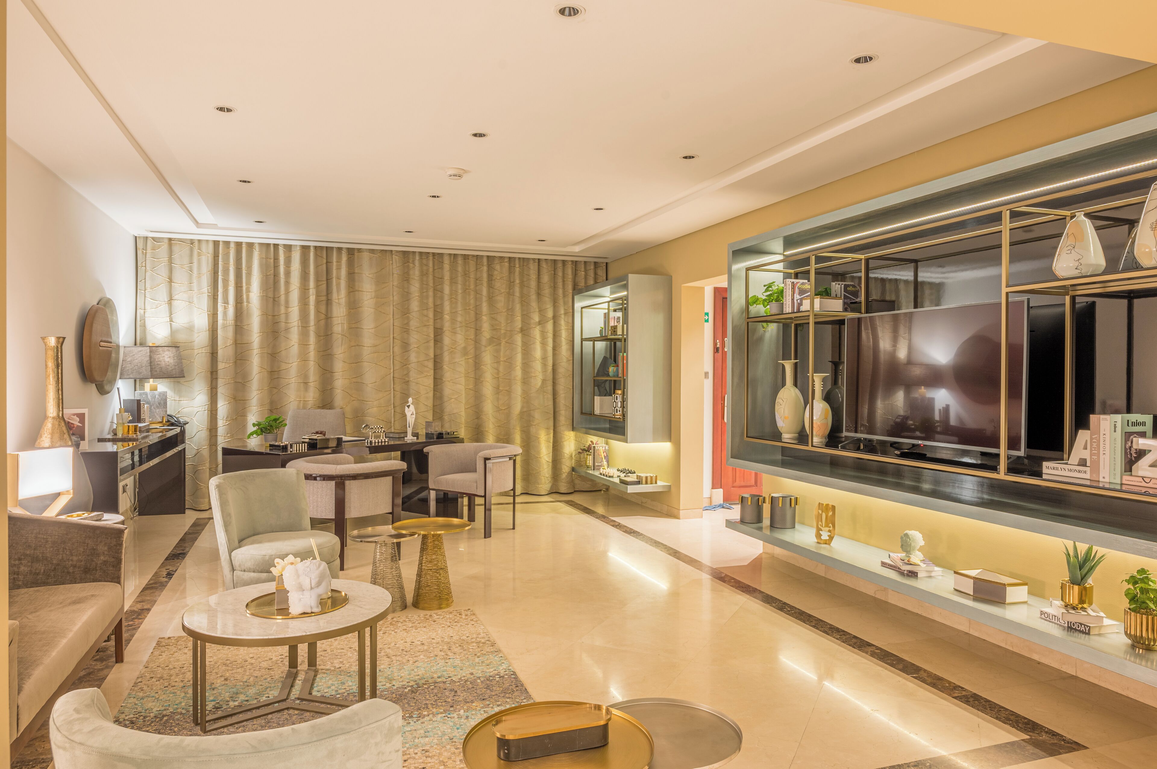 Business Villa, 3 Bedrooms | Living area | LCD TV