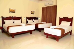 In-room safe, rollaway beds, free wired Internet