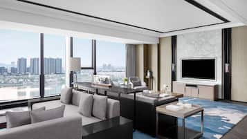 50-inch LCD TV with satellite channels, TV
