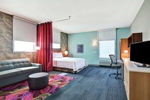 In-room safe, desk, laptop workspace, blackout curtains - Home2 Suites by Hilton McKinney (McKinney)