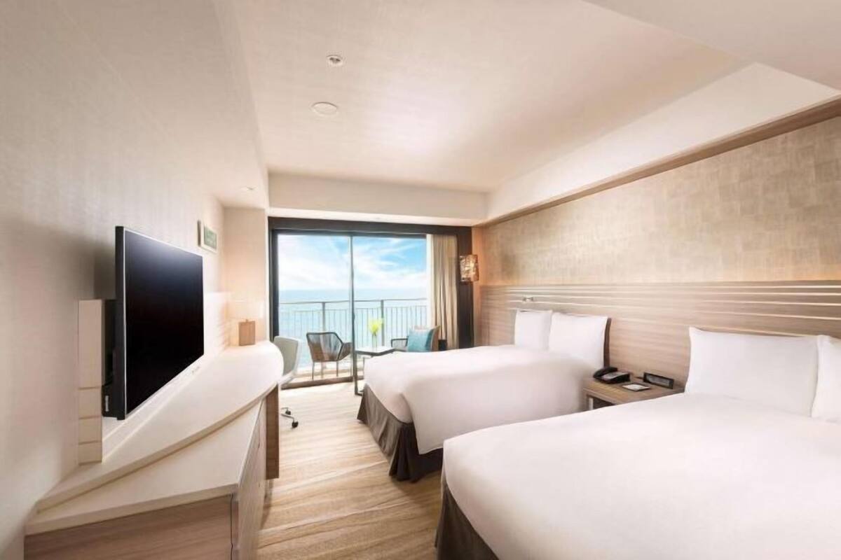In-room safe, desk, laptop workspace, blackout drapes