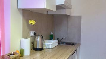 Comfort Apartment | Private kitchenette | Fridge, electric kettle