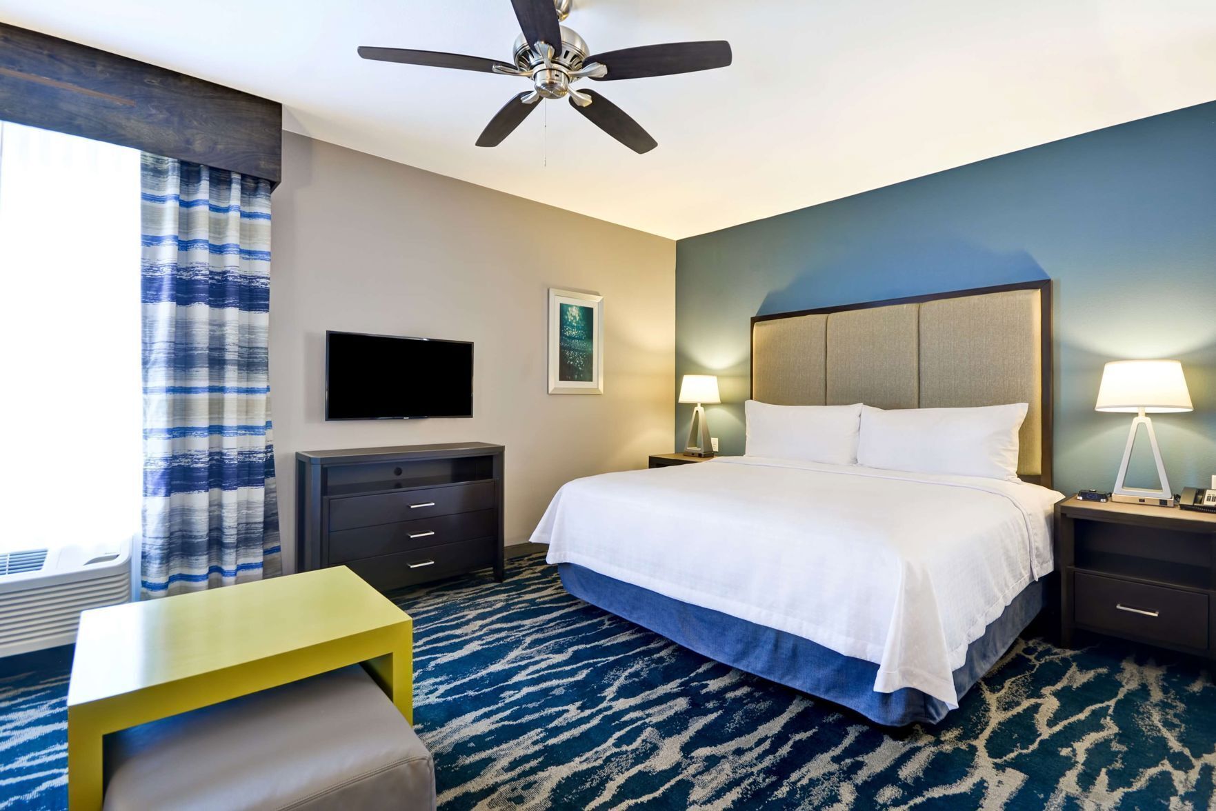 In-room safe, desk, laptop workspace, blackout drapes