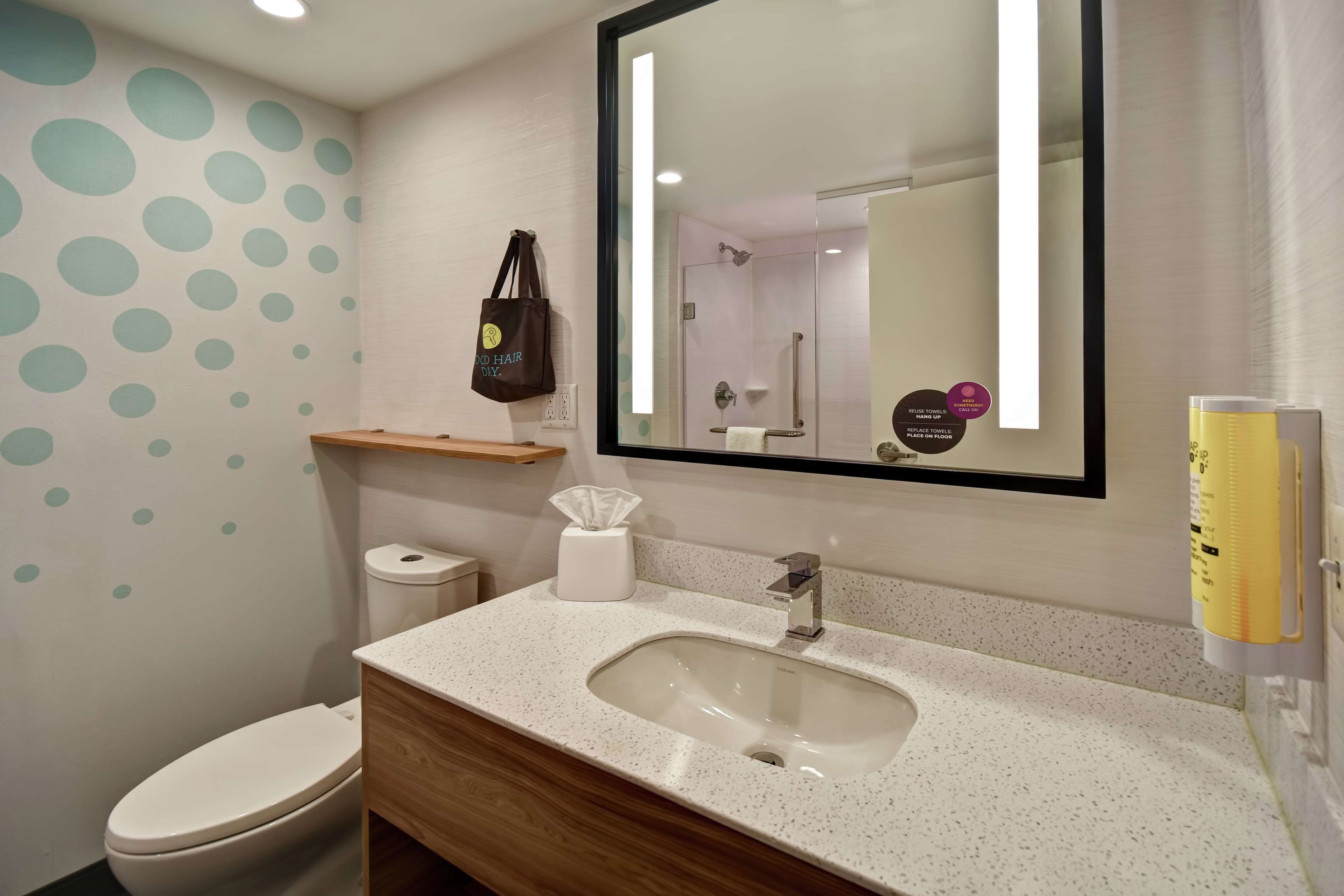 room, 2 queen beds, accessible (hearing) | bathroom | free toiletries, hair dryer, towels