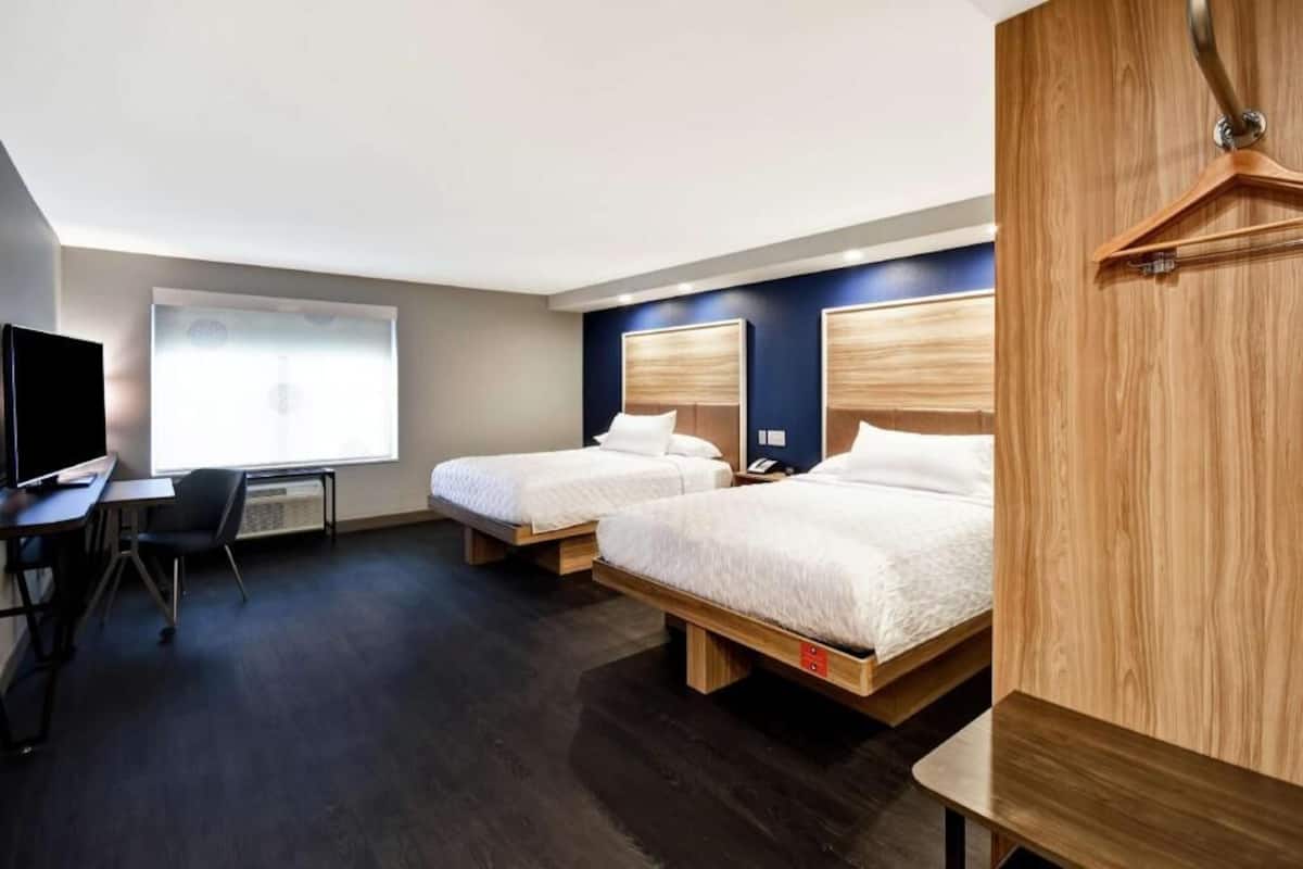 Blackout drapes, iron/ironing board, free WiFi, bed sheets