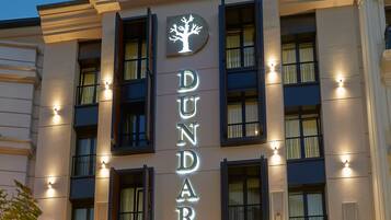 Front of property - evening/night