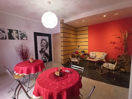 Sala de estar en el lobby